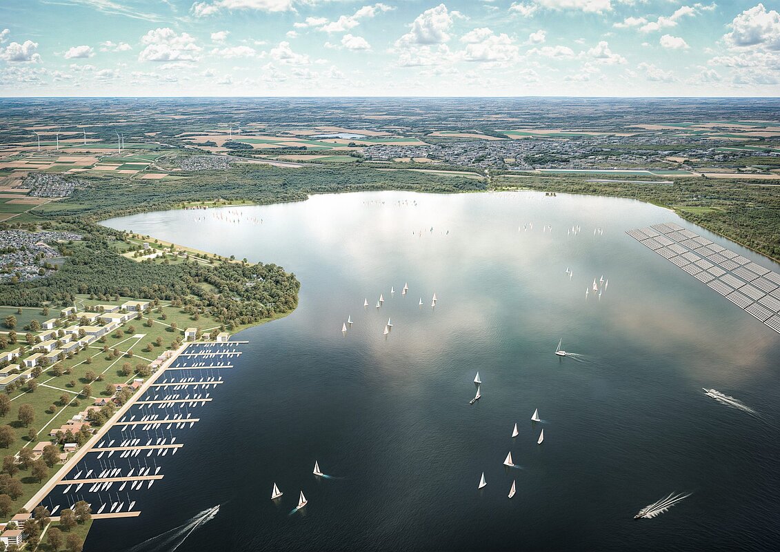 Visualisierung Seeentwicklung Garzweiler